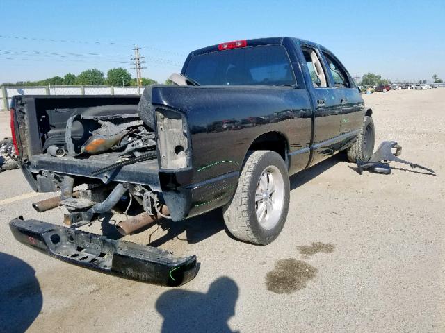 1D7HA18D33J673804 - 2003 DODGE RAM 1500 S BLACK photo 4