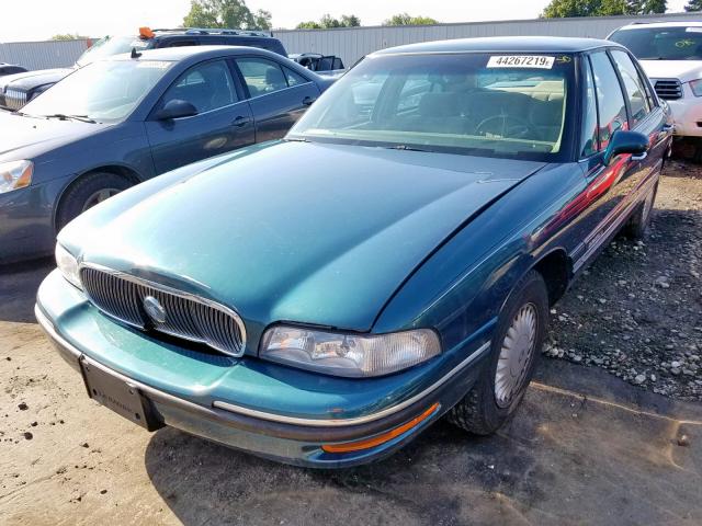 1G4HP52K9VH595588 - 1997 BUICK LESABRE CU GREEN photo 2