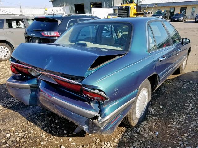 1G4HP52K9VH595588 - 1997 BUICK LESABRE CU GREEN photo 4