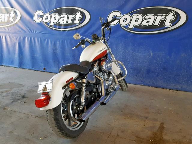 1HD4CR210BC401955 - 2011 HARLEY-DAVIDSON XL883 L WHITE photo 4