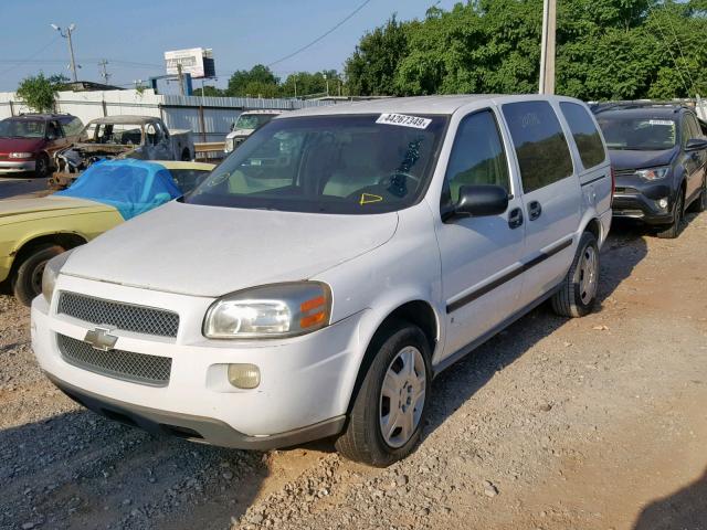 1GBDV13W57D201604 - 2007 CHEVROLET UPLANDER I WHITE photo 2