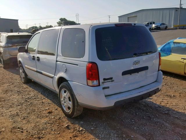 1GBDV13W57D201604 - 2007 CHEVROLET UPLANDER I WHITE photo 3