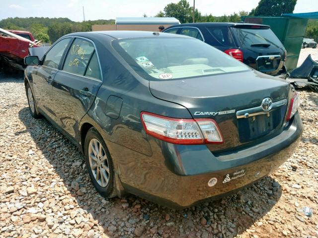 4T1BB3EK2AU123447 - 2010 TOYOTA CAMRY HYBR GRAY photo 3