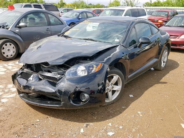 4A3AK24F16E018041 - 2006 MITSUBISHI ECLIPSE GS BLACK photo 2