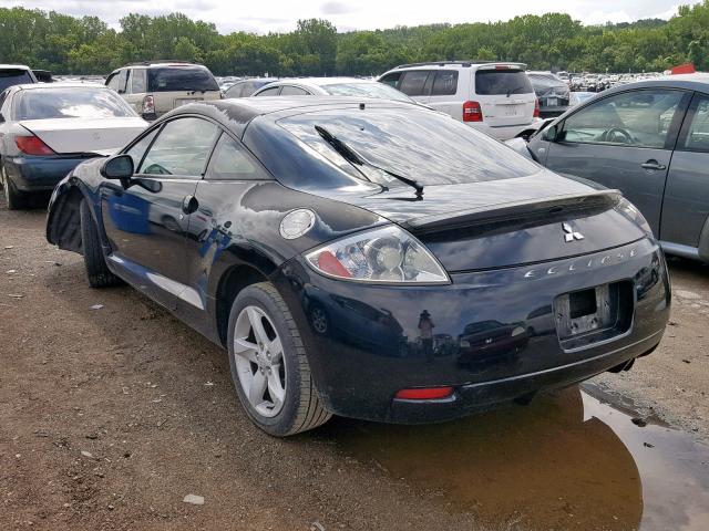 4A3AK24F16E018041 - 2006 MITSUBISHI ECLIPSE GS BLACK photo 3