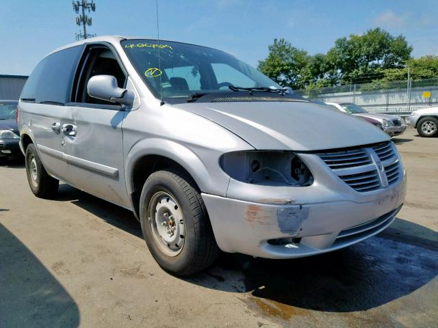 1D4GP25B45B262862 - 2005 DODGE CARAVAN SE SILVER photo 1