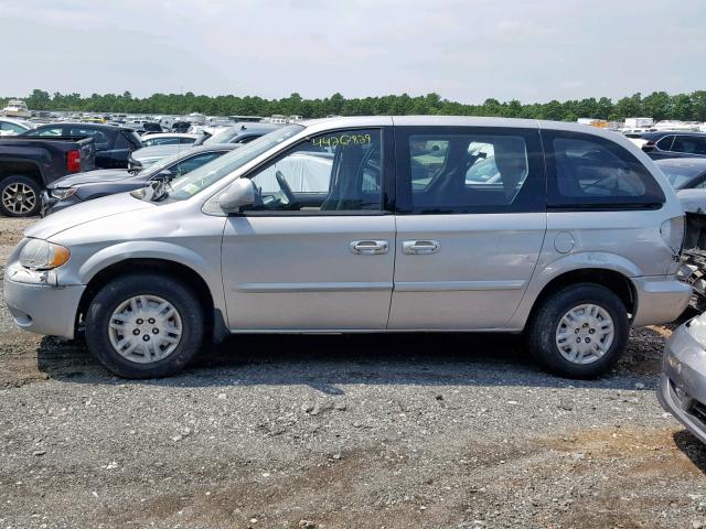 1D4GP25B45B262862 - 2005 DODGE CARAVAN SE SILVER photo 10