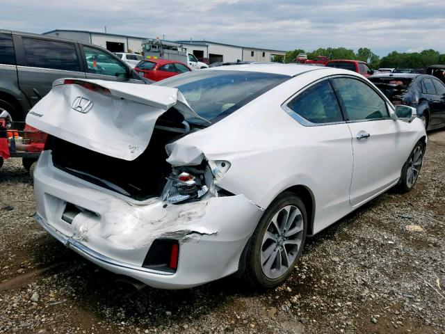 1HGCT2B82FA001867 - 2015 HONDA ACCORD EXL WHITE photo 4