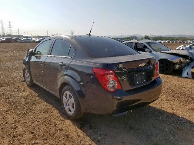 1G1JA5SH5D4233722 - 2013 CHEVROLET SONIC LS 黑色 照片 3