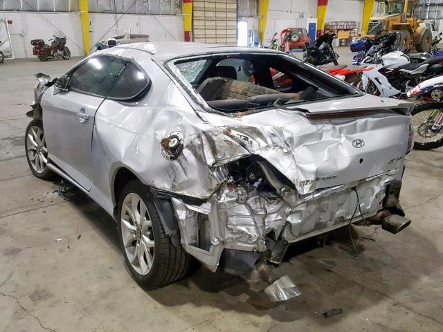 KMHHN66F87U235070 - 2007 HYUNDAI TIBURON GT SILVER photo 3