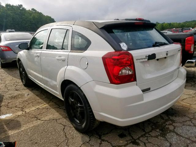 1B3HB48A49D136544 - 2009 DODGE CALIBER SX WHITE photo 3