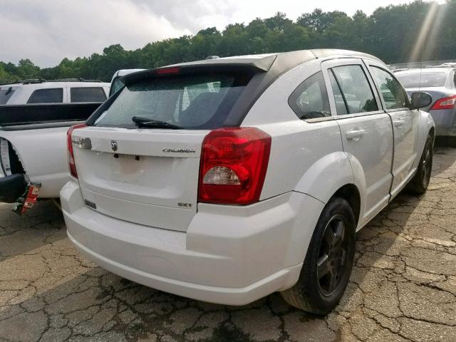 1B3HB48A49D136544 - 2009 DODGE CALIBER SX WHITE photo 4