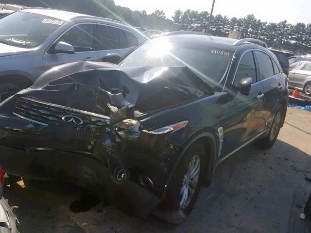 JN8AS1MW1BM140335 - 2011 INFINITI FX35 BLACK photo 2