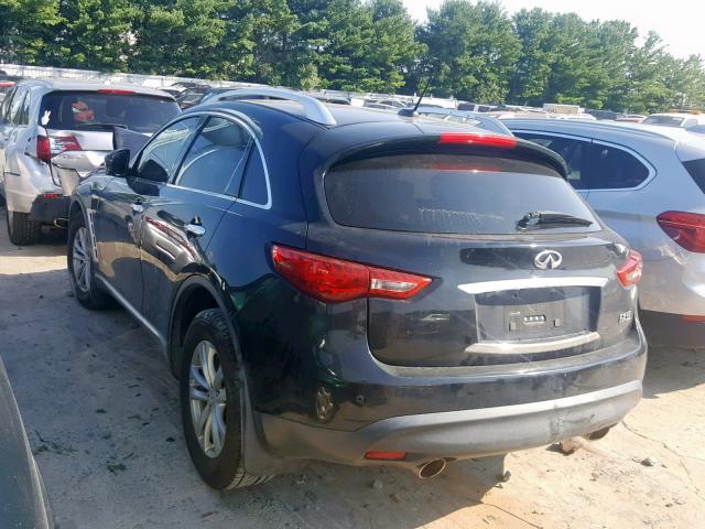 JN8AS1MW1BM140335 - 2011 INFINITI FX35 BLACK photo 3