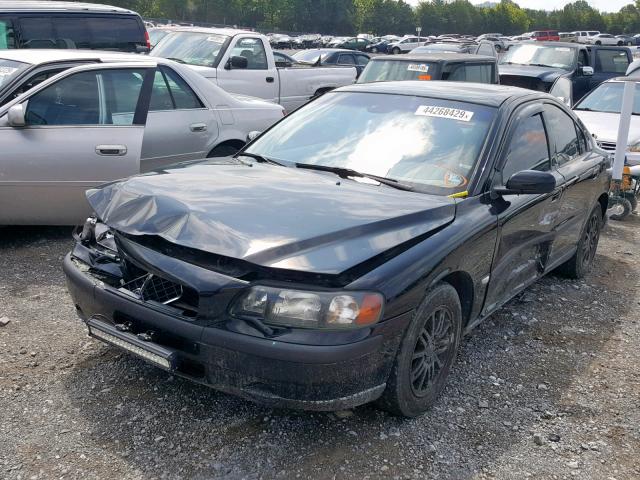 YV1RS61T842373871 - 2004 VOLVO S60 BLACK photo 2