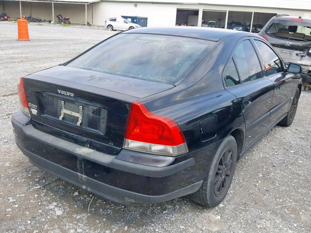 YV1RS61T842373871 - 2004 VOLVO S60 BLACK photo 4