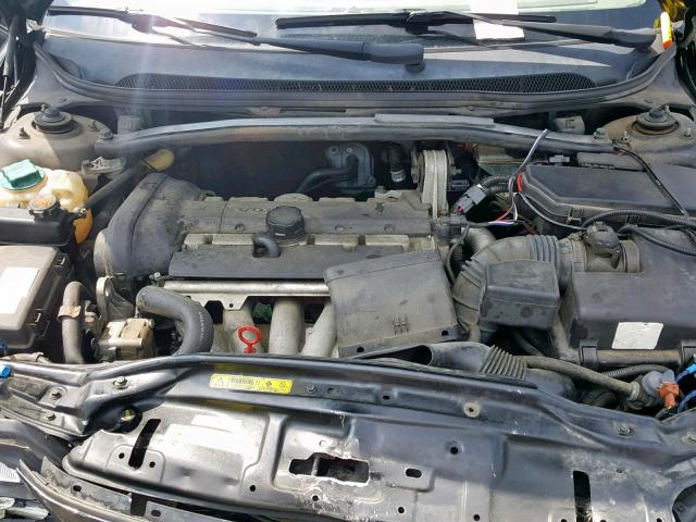 YV1RS61T842373871 - 2004 VOLVO S60 BLACK photo 7