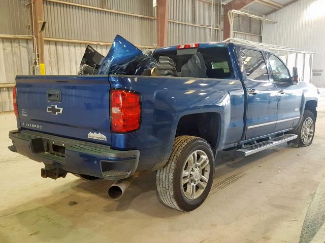 1GC1CXE81GF242998 - 2016 CHEVROLET SILVERADO BLUE photo 4