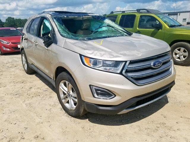 2FMPK3J91JBC46042 - 2018 FORD EDGE SEL GOLD photo 1