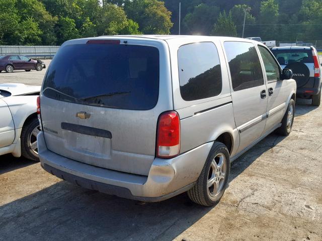 1GNDV23127D183334 - 2007 CHEVROLET UPLANDER L SILVER photo 4