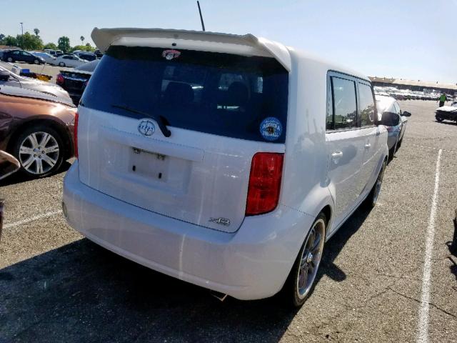 JTLKE50E581048414 - 2008 TOYOTA SCION XB 白色 照片 4