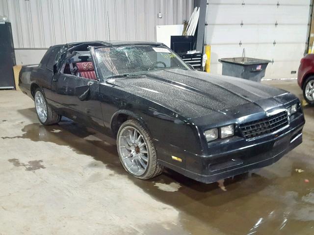 1G1GZ11G9HR115475 - 1987 CHEVROLET MONTE CARL BLACK photo 1