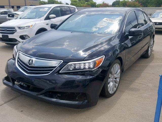 JH4KC1F92EC007189 - 2014 ACURA RLX ADVANC BLACK photo 2
