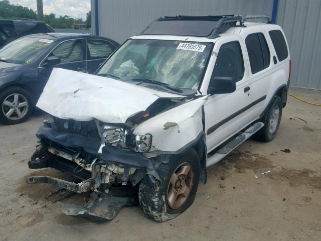 5N1ED28T3YC598157 - 2000 NISSAN XTERRA XE WHITE photo 2