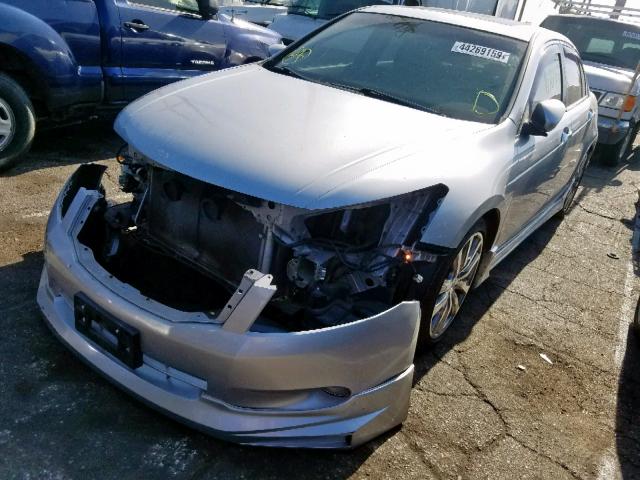 1HGCP36889A018892 - 2009 HONDA ACCORD EXL SILVER photo 2