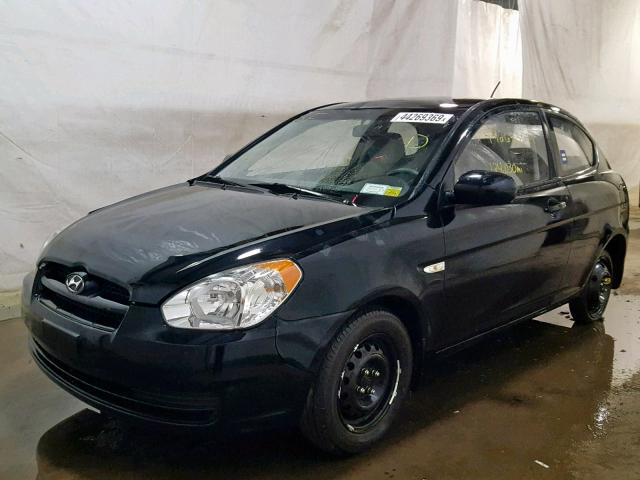 KMHCM3ACXBU202377 - 2011 HYUNDAI ACCENT GL BLACK photo 2