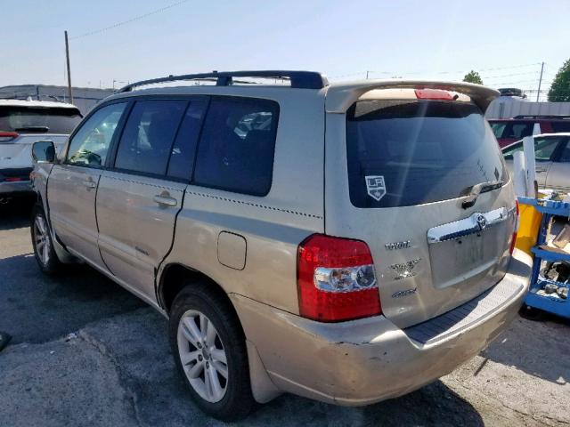 JTEEW21A460026113 - 2006 TOYOTA HIGHLANDER GOLD photo 3