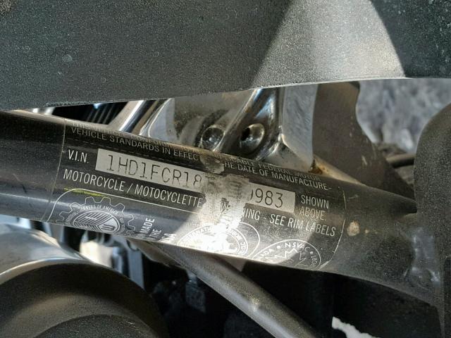 1HD1FCR18TY619983 - 1996 HARLEY-DAVIDSON FLHTCUI BLACK photo 10