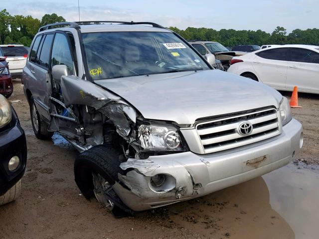 JTEGD21A960148058 - 2006 TOYOTA HIGHLANDER SILVER photo 1