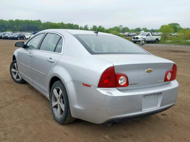 1G1ZA5E11BF171593 - 2011 CHEVROLET MALIBU LS SILVER photo 3