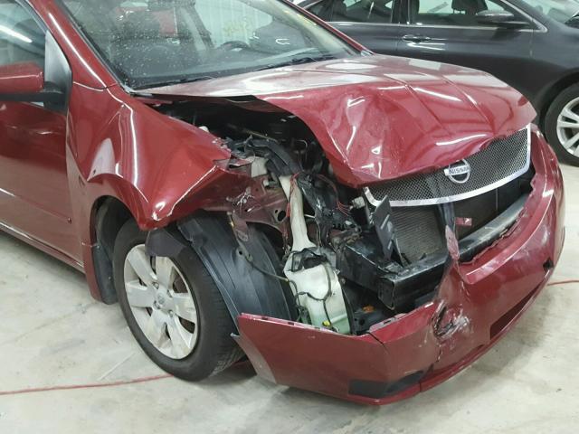 3N1AB61E67L681051 - 2007 NISSAN SENTRA 2.0 RED photo 9