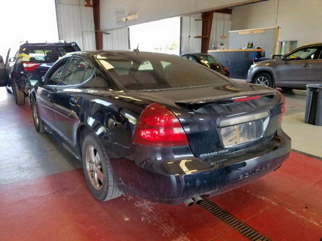 2G2WP552081164169 - 2008 PONTIAC GRAND PRIX BLACK photo 3