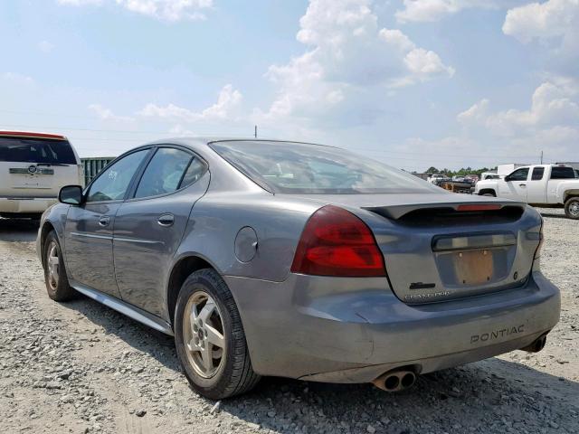 2G2WS522441300039 - 2004 PONTIAC GRAND PRIX GRAY photo 3