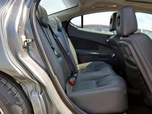 2G2WS522441300039 - 2004 PONTIAC GRAND PRIX GRAY photo 6