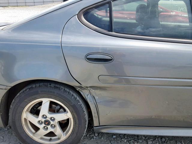 2G2WS522441300039 - 2004 PONTIAC GRAND PRIX GRAY photo 9