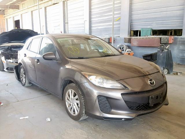 JM1BL1M84C1578879 - 2012 MAZDA 3 I GRAY photo 1