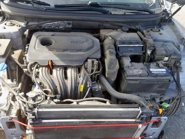 5NPE34AF5FH029450 - 2015 HYUNDAI SONATA SPO GRAY photo 7