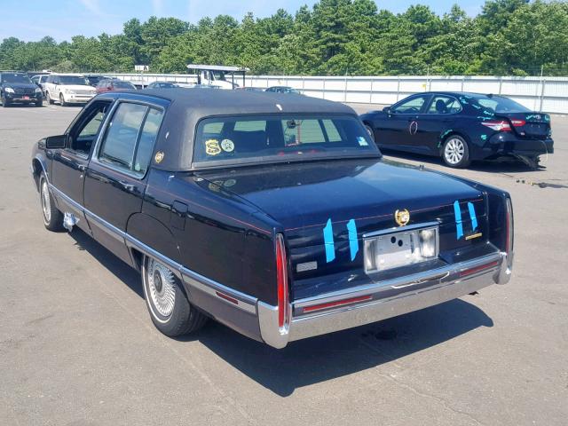 1G6CB53B5N4269423 - 1992 CADILLAC FLEETWOOD BLACK photo 3