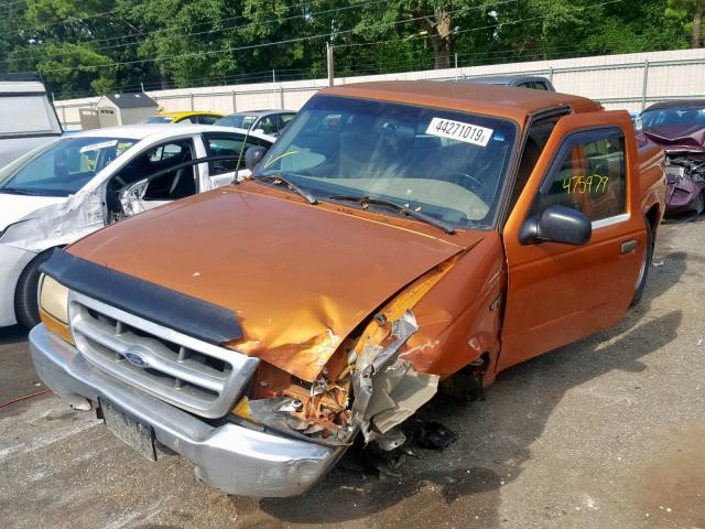 1FTYR14V1YTA07778 - 2000 FORD RANGER SUP ORANGE photo 2