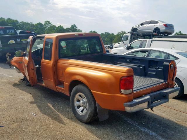 1FTYR14V1YTA07778 - 2000 FORD RANGER SUP ORANGE photo 3