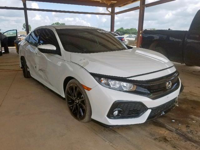 SHHFK7H49JU208559 - 2018 HONDA CIVIC SPOR WHITE photo 1