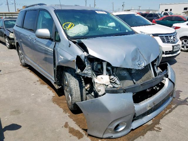 5TDXK3DCXDS389828 - 2013 TOYOTA SIENNA SPO SILVER photo 1