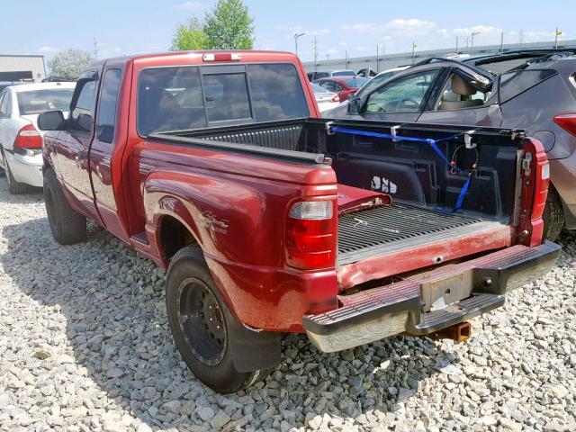 1FTZR15E61PB54356 - 2001 FORD RANGER SUP RED photo 3