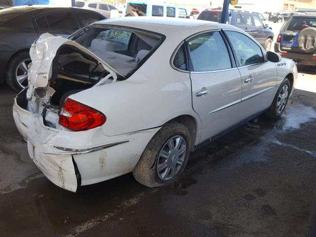 2G4WC582581127066 - 2008 BUICK LACROSSE C WHITE photo 4