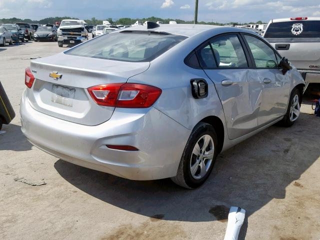 1G1BC5SM0J7178540 - 2018 CHEVROLET CRUZE LS SILVER photo 4