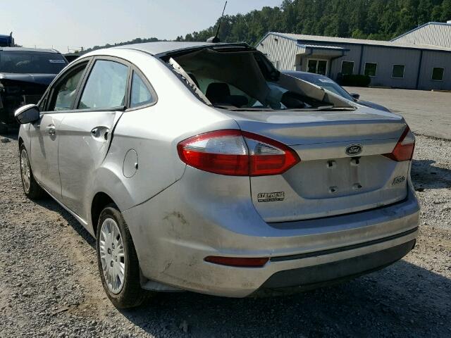 3FADP4AJ0JM104181 - 2018 FORD FIESTA S SILVER photo 3